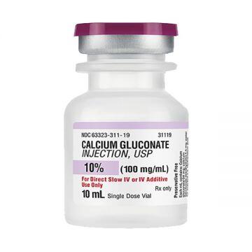 Calcium Gluconate (PRP Activator) 10ml 10% vial (single) - 1
