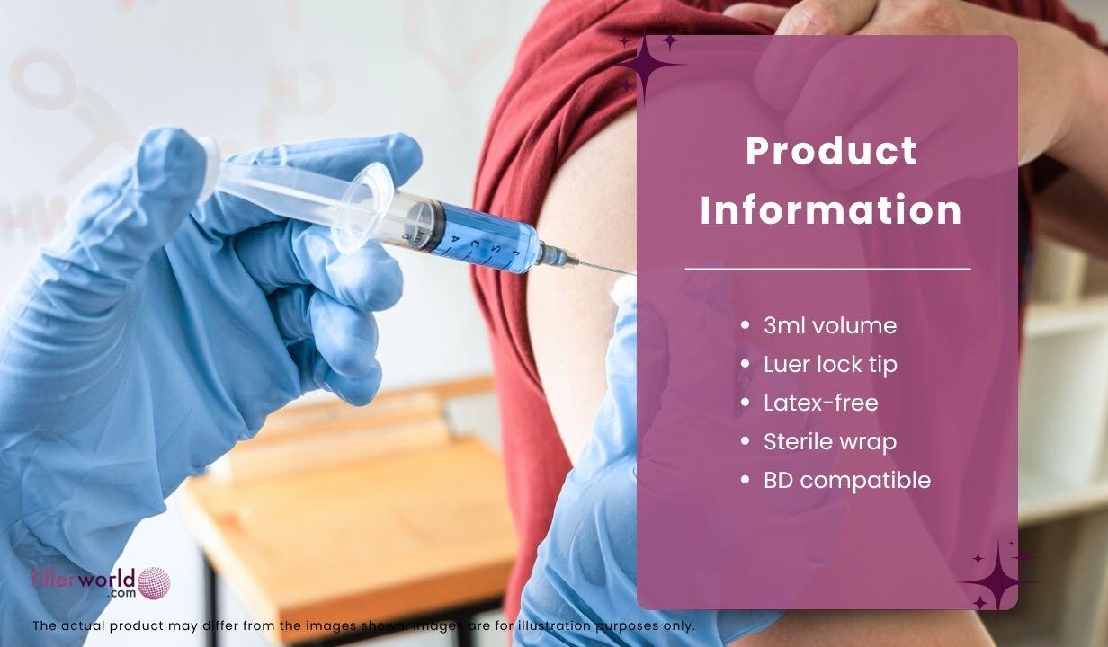 BD Plastipak Luer Lock 3ml Syringe x10 – without needle - 4