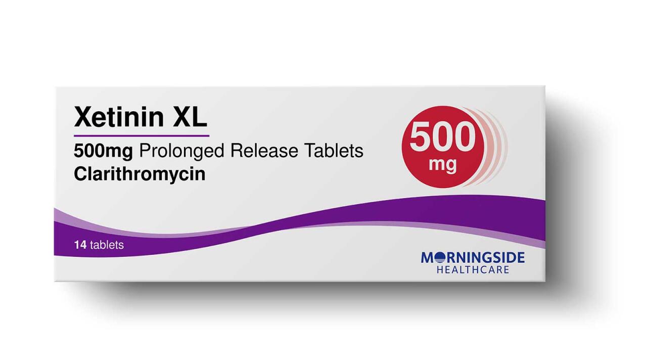 Clarithromycin XL (Xetinin) 500mg (7 tablets) - 1