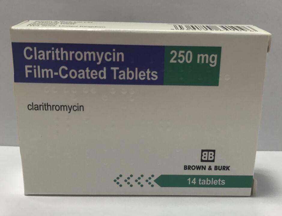 Clarithromycin 250mg (14 tablets) - 1