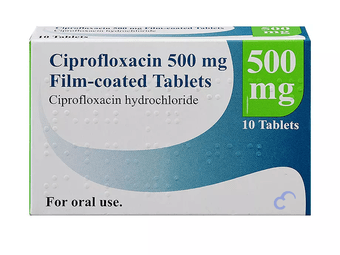 Ciprofloxacin 500mg (10 tablets) - 1