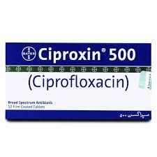 Ciproxin 500mg (10 tablets) - 1