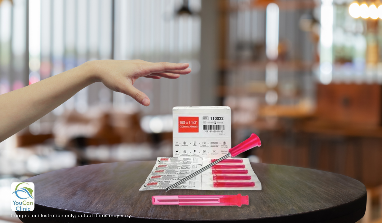 BD Blunt Fill Needle 18g (Red) - 3