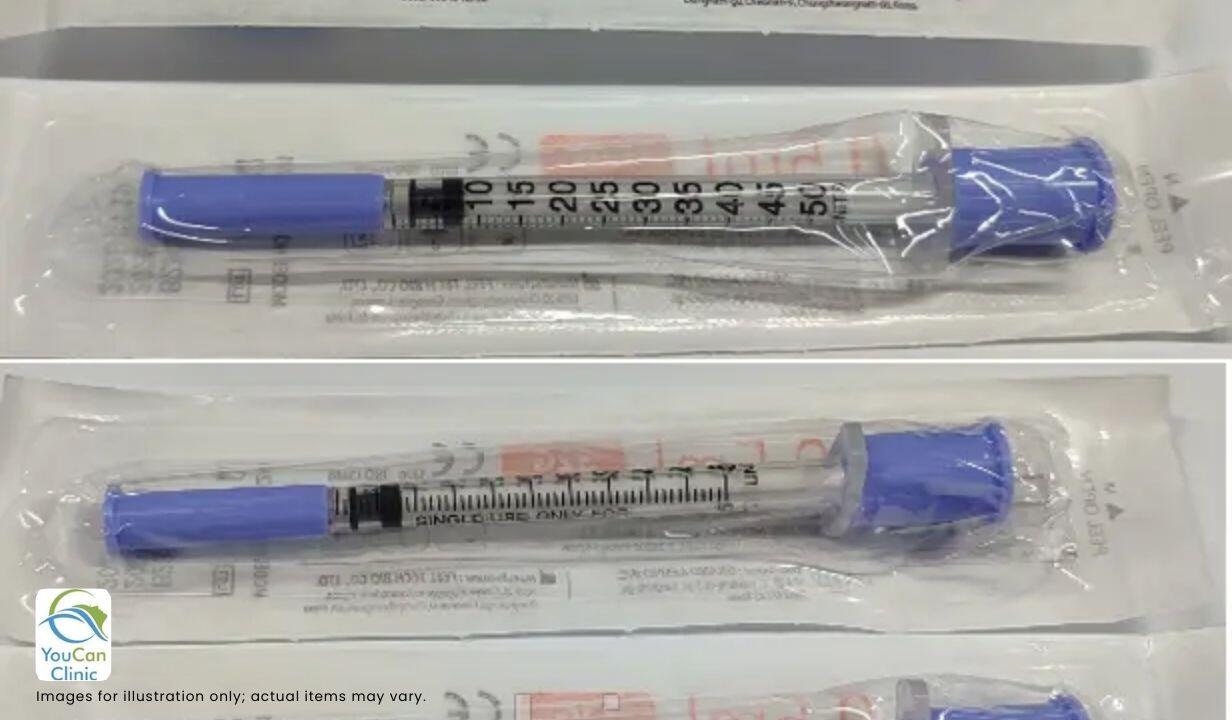 FMS Fine Micro Syringe 0.5ml 32G - 3