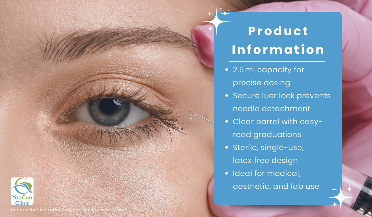 Terumo Luer Lock Syringes 2.5ml (Pack of 25) - 2