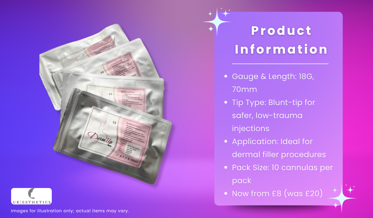 CLEARANCE! Body Cannula's 18G 70 mm (pack of 10) - 2