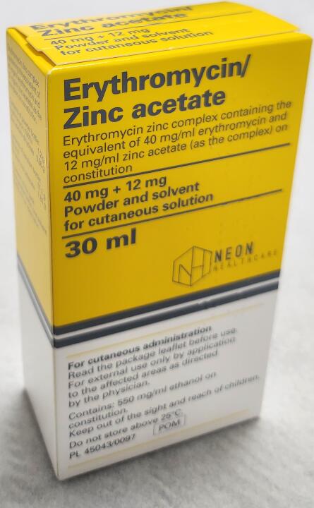 Erythromycin/Zinc (ZINERYT) 30ml - 1