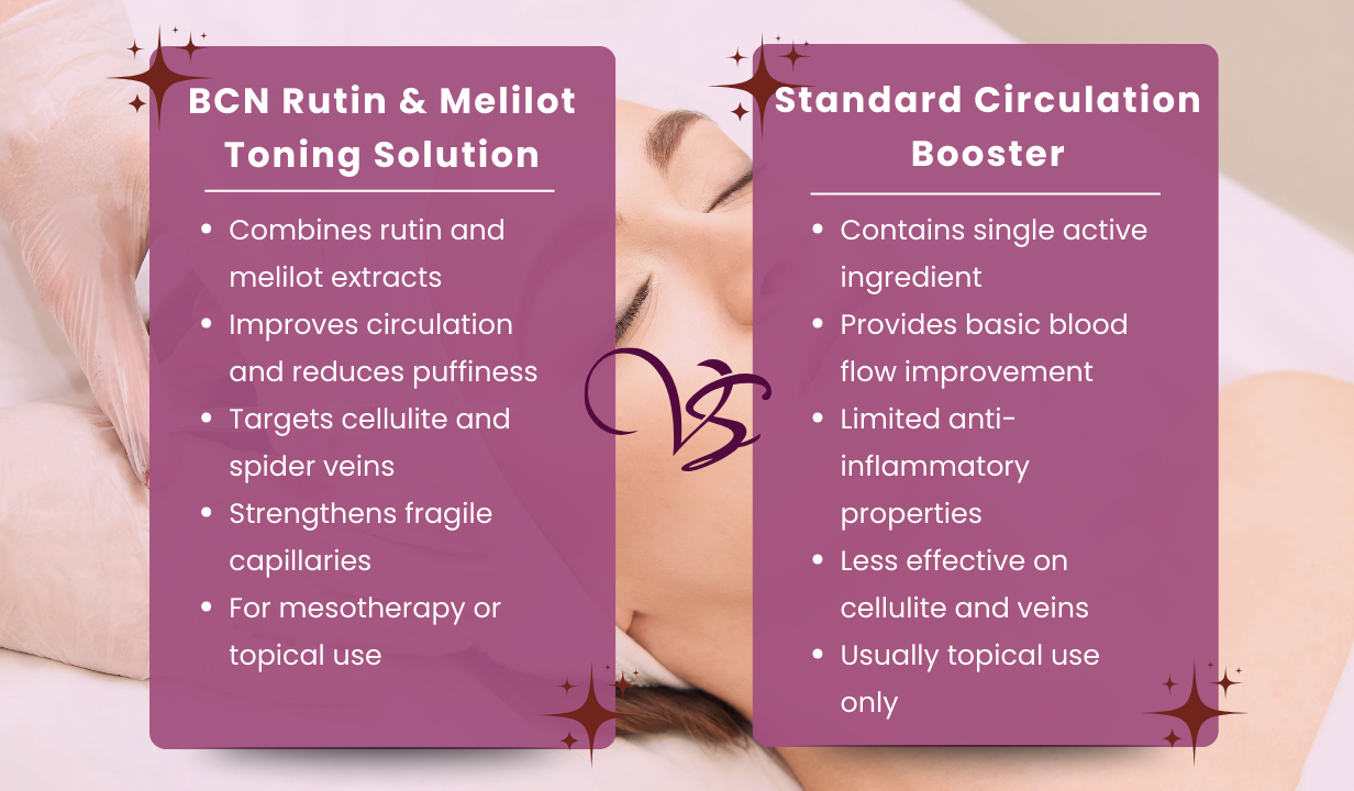 BCN Rutin & Melilot Toning Solution 8017 10x2ml (10x2ml)Mesotherapy - 4
