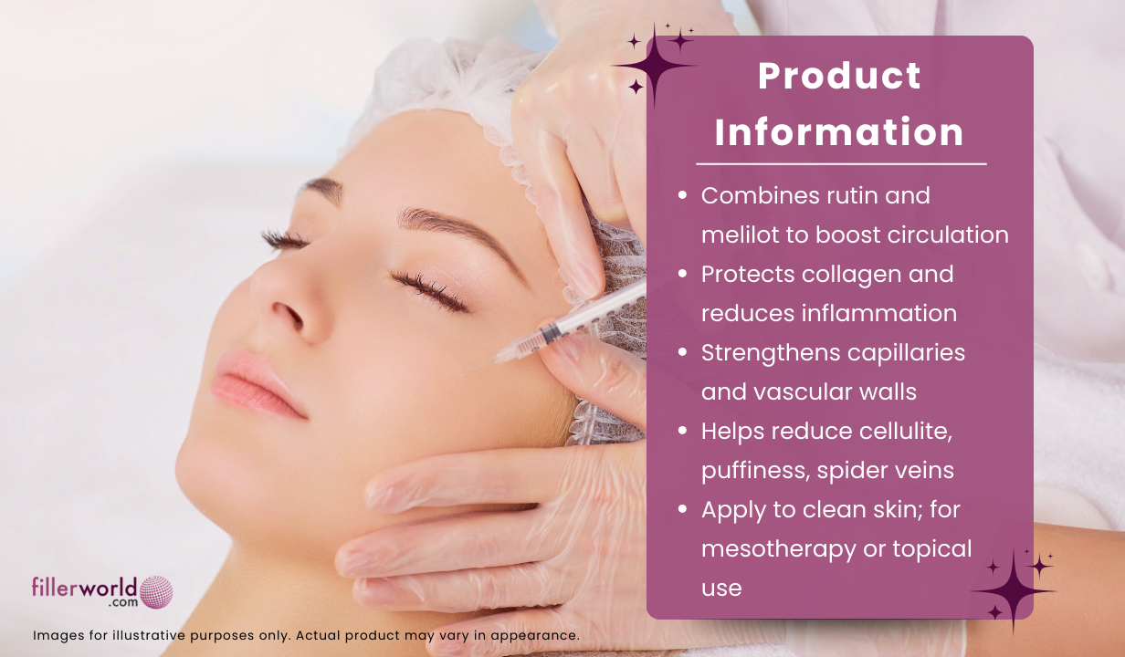 BCN Rutin & Melilot Toning Solution 8017 10x2ml (10x2ml)Mesotherapy - 3