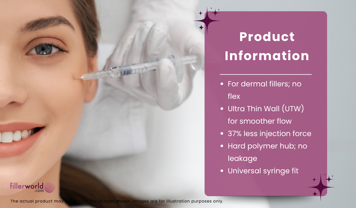 TSK Control Hub Needle 27G x 13mm (1/2") PRC-27013I - 1 BOX OF 100 - 2