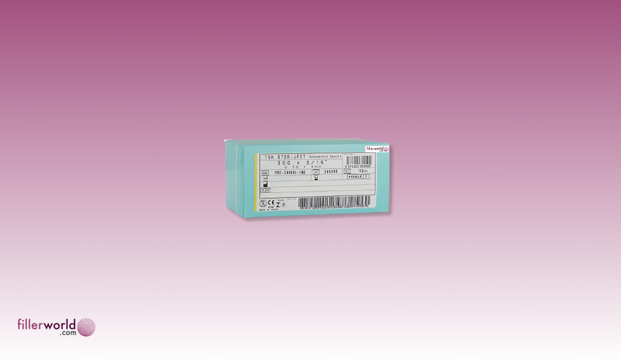 TSK Pre Regular Hub Needle 30G x 4mm (3/16") PRE-30004I- 1 BOX OF 100 - 1