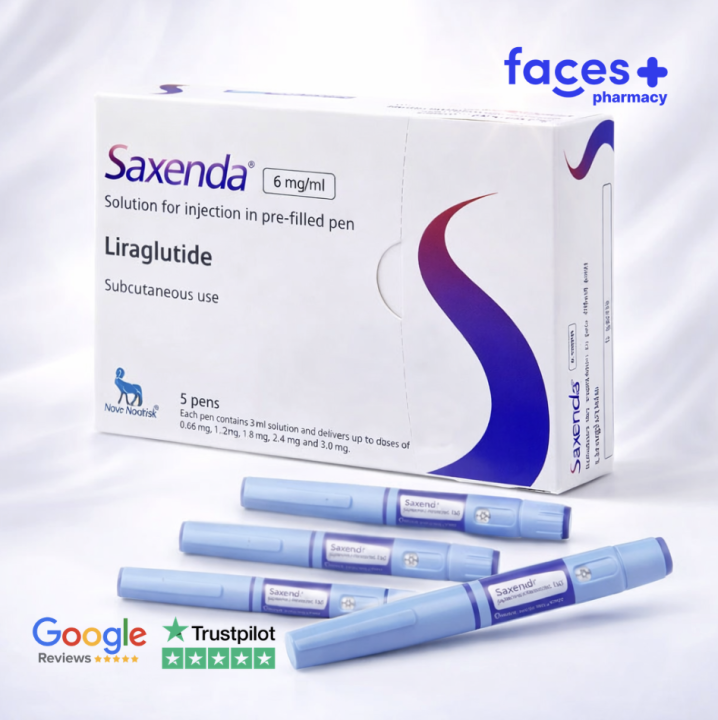 Saxenda (liraglutide) Injection 6 mg x 5 pens PI pack