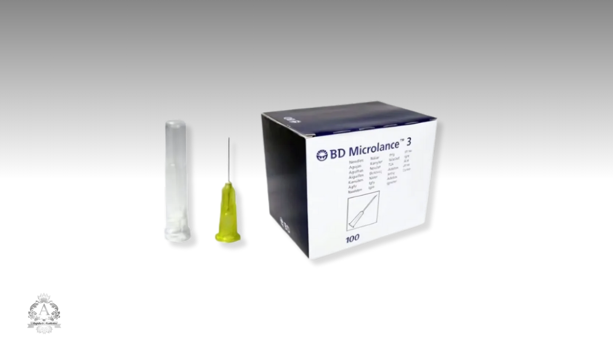 30G 1/2" (13mm) Needle (Yellow) – x100 - 1