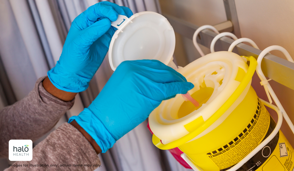 Sharpsguard - Yellow 1 Ltr Sharps Bin - 2