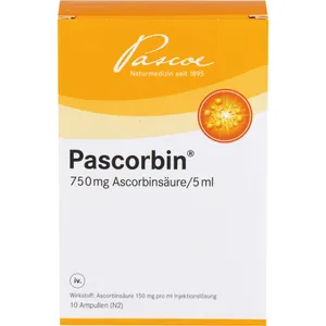 Pascoe Pacorbin Ascorbic Acid (Vitamin C) 750mg/5ml (pack of 10) - 1
