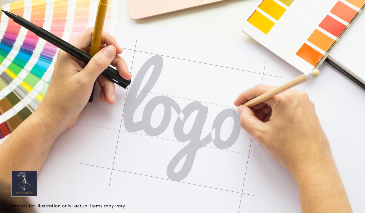 1 SHEET OF LOGO STICKERS (PERSONALISED) - 2