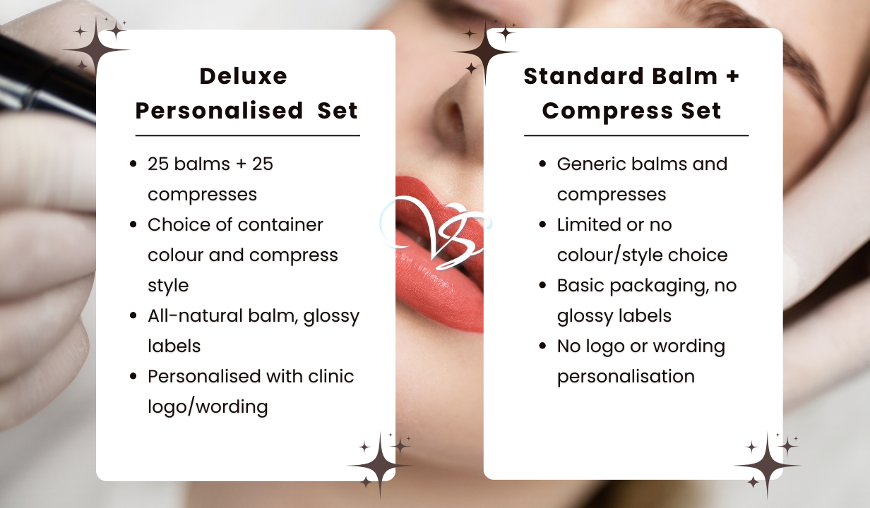 25 FACE/BODY TREATMENT BUNDLE DEAL - ARNICA FACE/BODY BALMS PLUS 25 COOL COMPRESSES - FOR FACE AND BODY TREATMENTS (PERSONALISED) - 5
