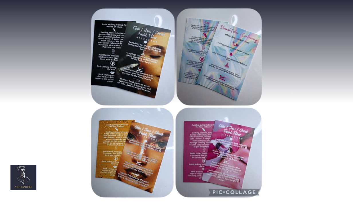 25 FACE/BODY TREATMENT BUNDLE DEAL - ARNICA LIP BALMS PLUS 25 LIP COMPRESSES PLUS 25 AFTERCARE CARDS (PERSONALISED) - 1