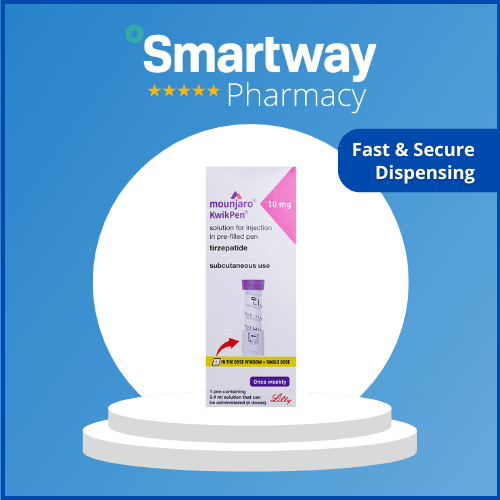 Mounjaro 10mg KwikPen Solution For Injection Pre-Filled Pens (FREE INJECTION KIT SUPPLIED) - 1