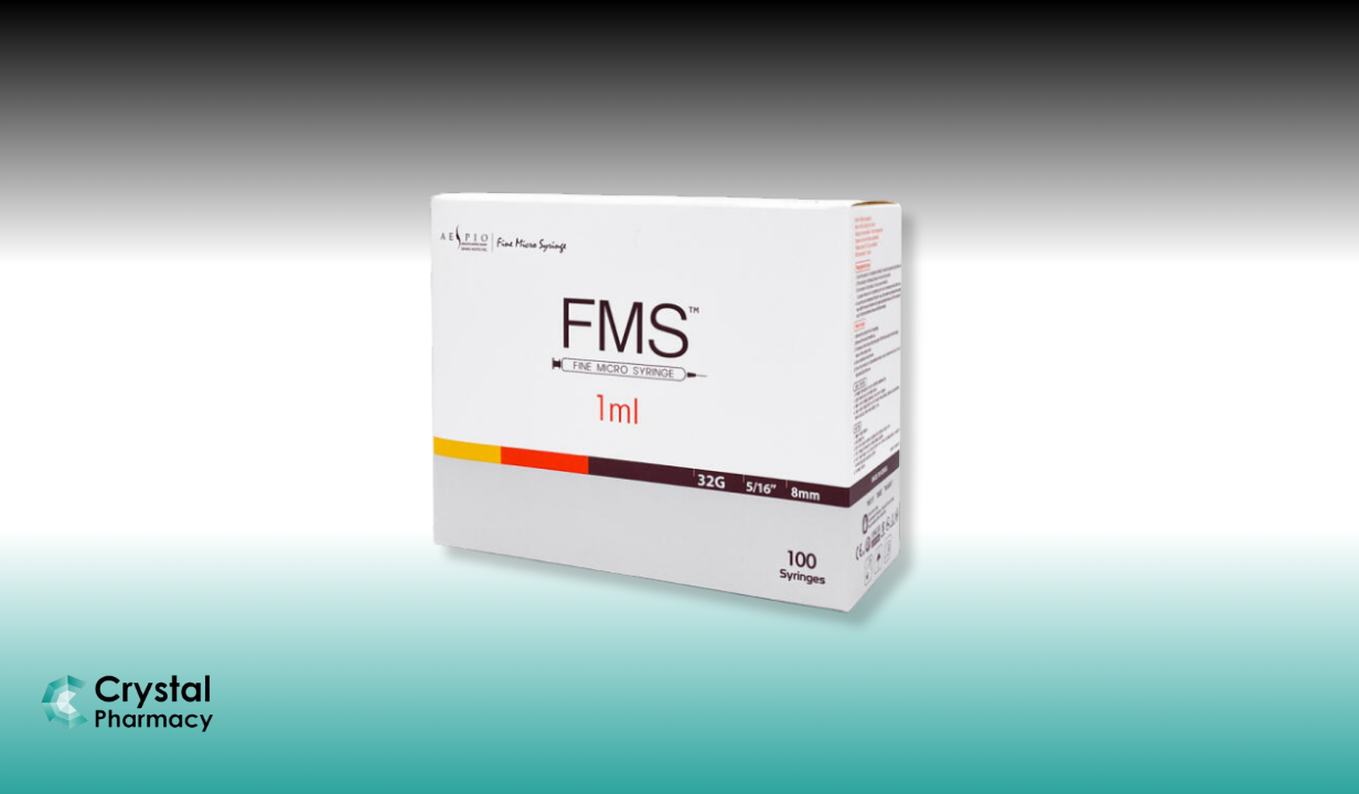 FMS Fine Micro Syringe 1ML (Pack of 100) - 1