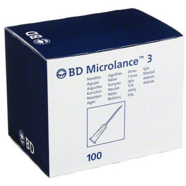 BD Microlance 3 Blue-23G (0.6 x 25mm) x 100 pack size