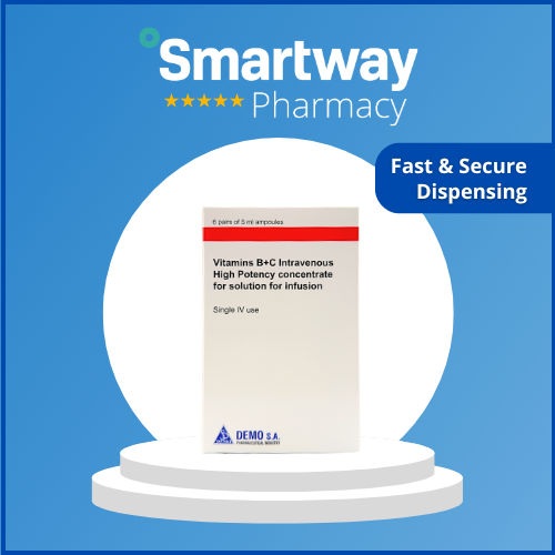 Vitamin B+C IV Soln For Inf 5ml (6X2 amps) - 1