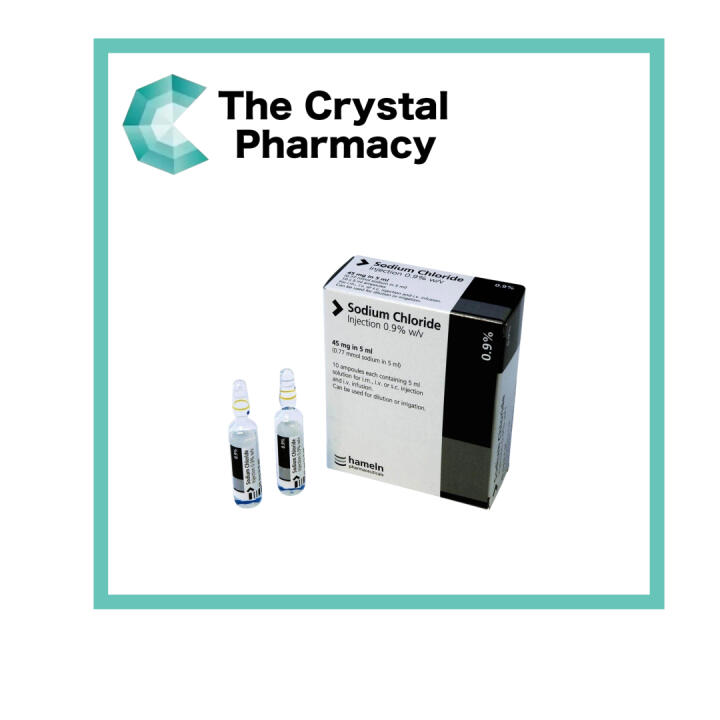 Sodium Chloride 0.9% 5ml (10 ampoules) - 1