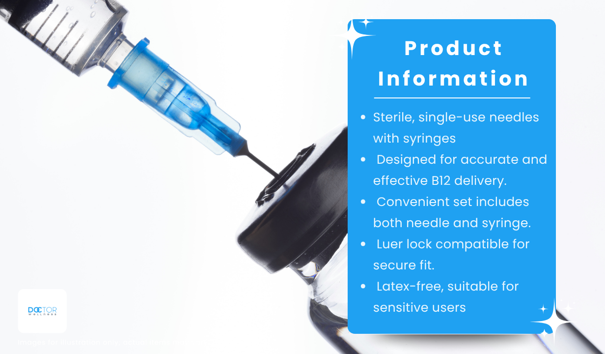 B12 IM Needles with Syringe - 3
