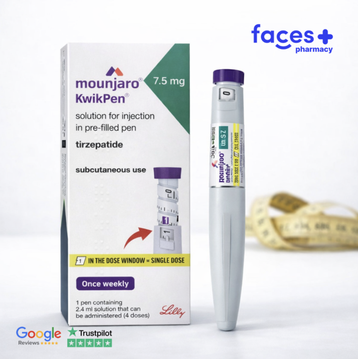 Mounjaro 7.5mg Pre-filled Pen For Injections - Free Needles Included