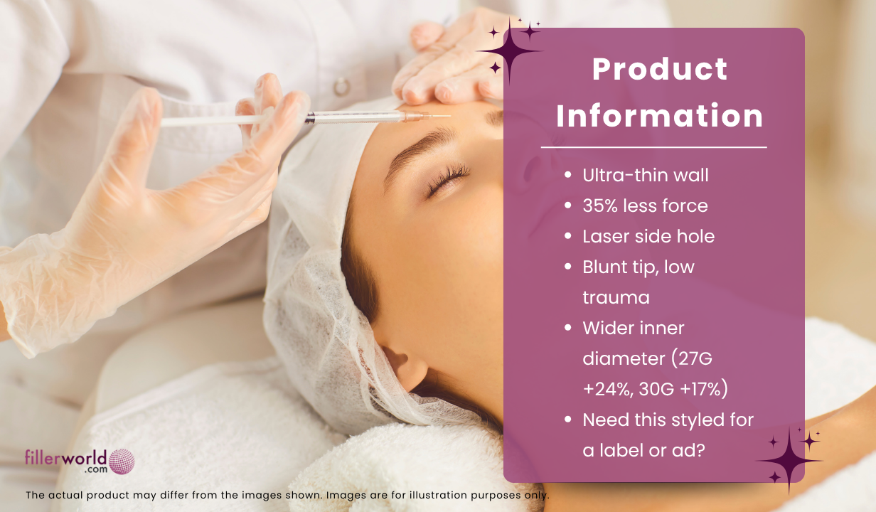 TSK Closed Single Hole Cannula 22G x 50mm (2”) CSH-22050-025 (1 Box of 25 Cannulas) - 2