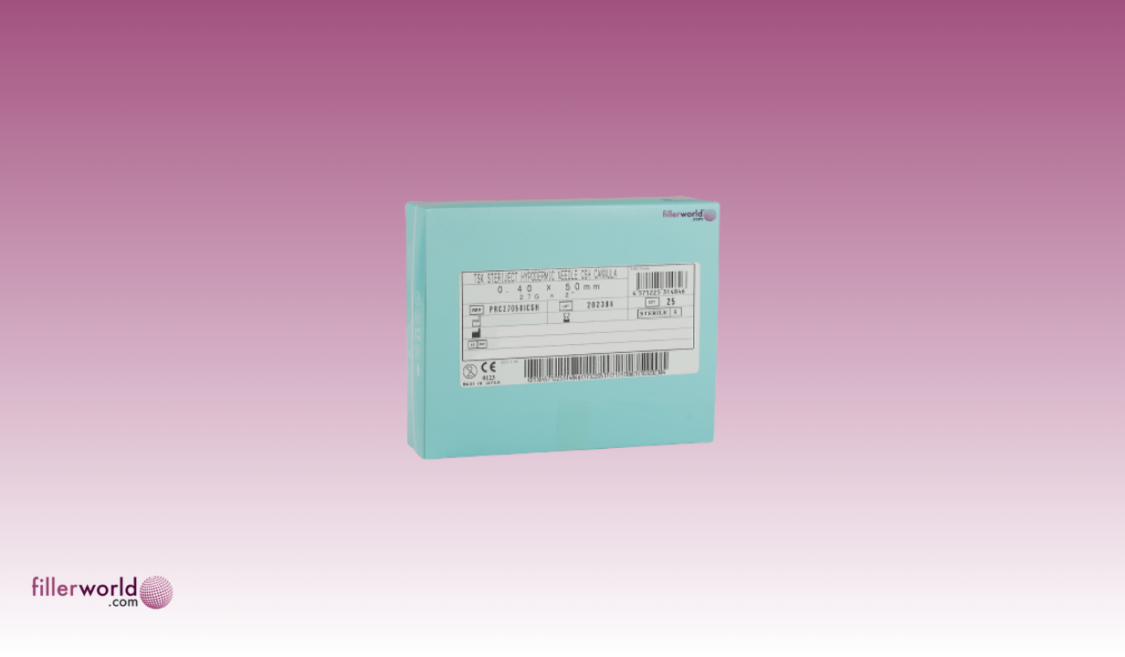 TSK Closed Single Hole Cannula 27G x 50mm (2”) CSH -27050-025- Box of 25 - 1