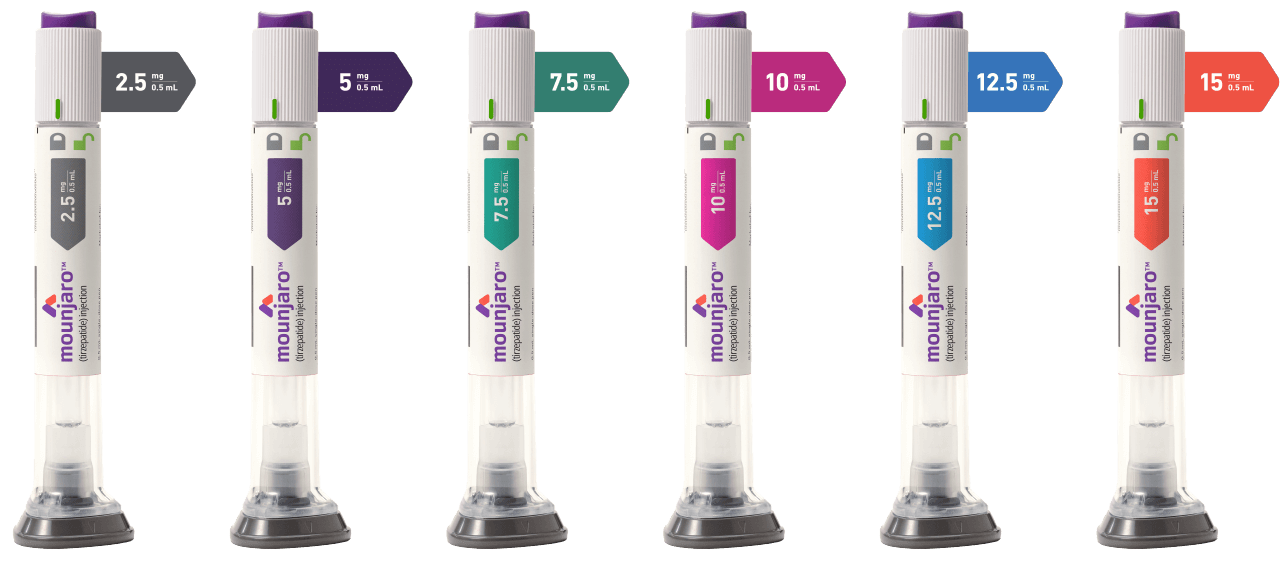 Mounjaro 15mg KwikPen Solution For Injection 2.4ml Pre-Filled Pens (Eli Lilly and Company Ltd) (FREE NEEDLES SUPPLIED) - 1