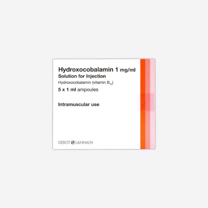 B12 Hydroxocobalamin 1mg/1ml x 1 SINGLE vial - 1