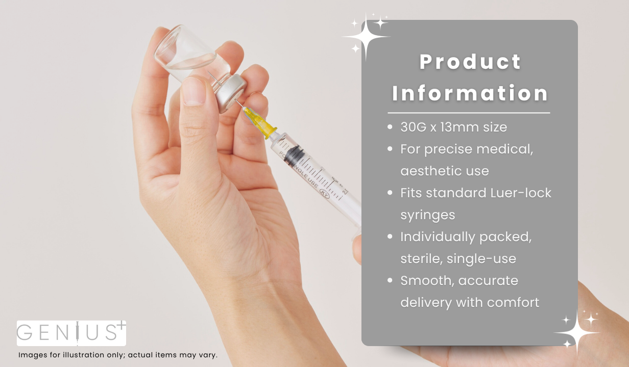 STERILE NEEDLES (30G) X 13MM - 3