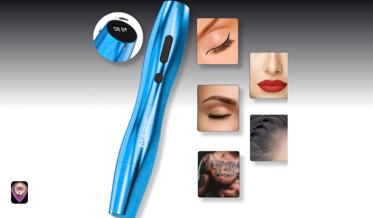 Dragonhawk Mast P20 Wireless SPMU Tattoo Pen - 2.5 mm Stroke - Colour Blue - 1