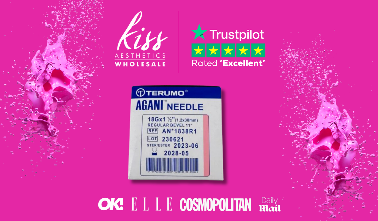 Terumo Agani Pink Needles 18g x 1.5" x 100 - 1