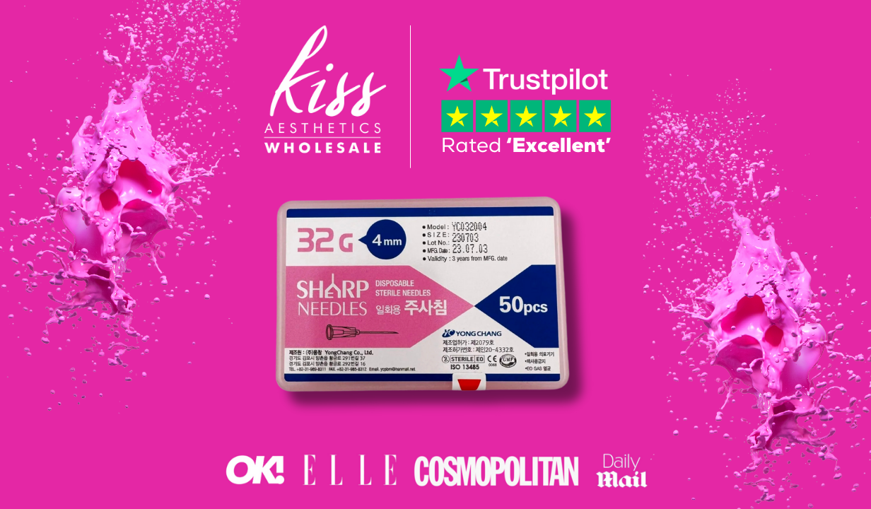 Mesotherapy Needle - SHARP 32g x 4mm box of 50pcs - 1