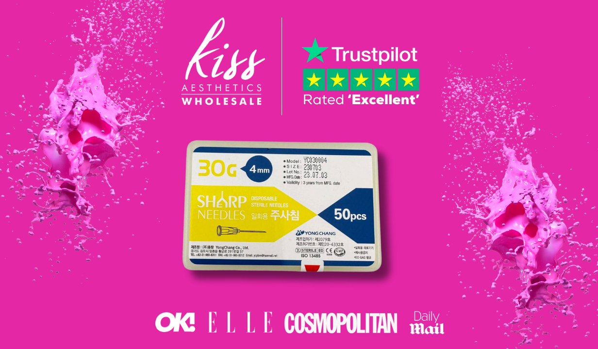 Mesotherapy Needle - SHARP 30g x 4mm box of 50pcs - 1