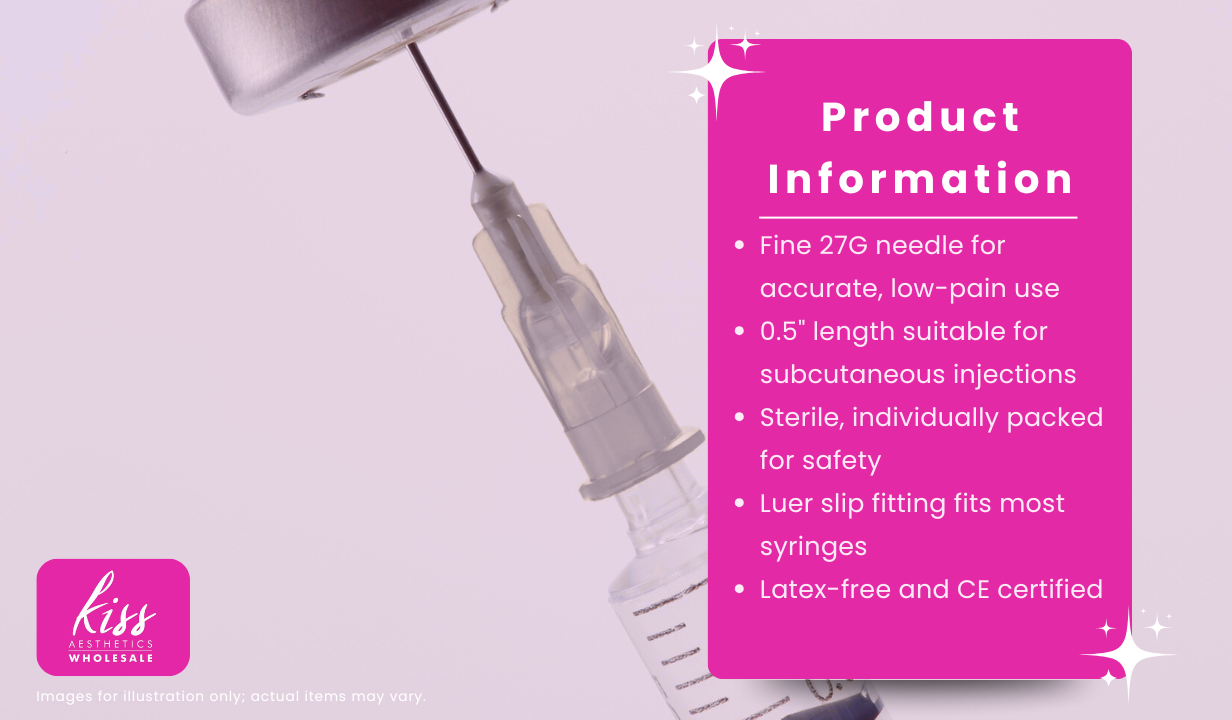 BD Microlance 3 Needles Grey 27g x 0.5" (13mm) x 100 - 3