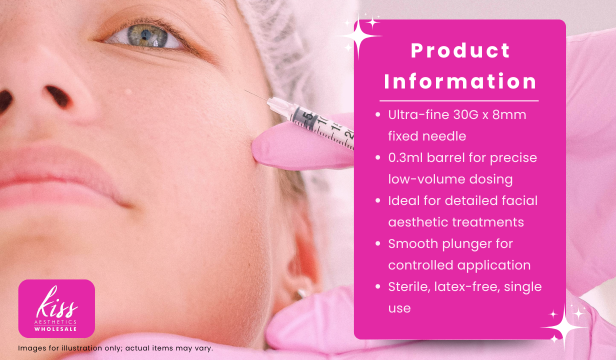 BD Micro Fine + 0.3ml Insulin Syringe &amp; Needle 30g x 8mm (100pcs) - 3