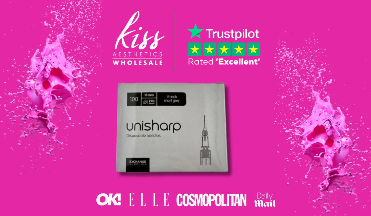 Unisharp Needle 27g 1/2” (13mm) (Grey) – x 100