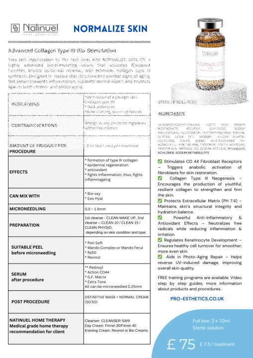 NATINUEL SKIN NORMALIZE CR (1 x 10 ml) - 2