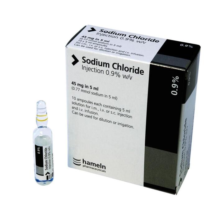 Sodium Chloride 0.9% Single ONE x 5ml amp - 1