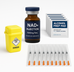 NAD+ Injection 1000mg in 5ml | At Home Subcutaneous - 1