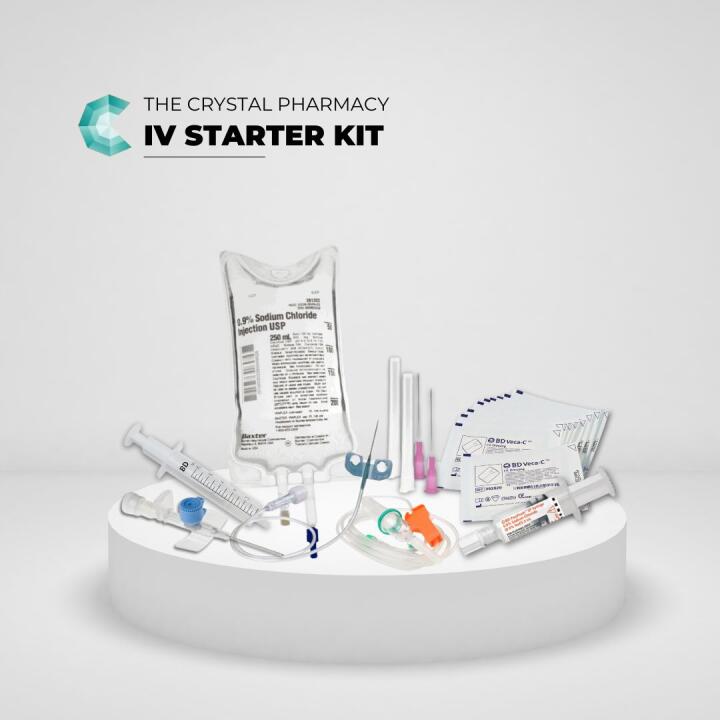 IV Starter Kit +250ml Sodium Chloride Bag - 1