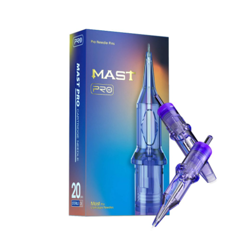 Dragonhawk Mast Pro Needle Cartridges - Round Liner - 5RS, RS 08 0.25mm. Box 20 - 1