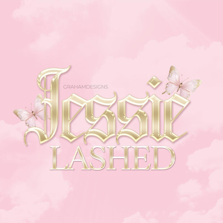 Pink Butterfly | Premade Logo | Your Name Added | FREE Watermark | Ready in 3 Days - 2