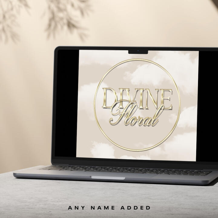 Fancy Gold | Premade Logo | Your Name Added | FREE Watermark | Ready in 3 Days - 3