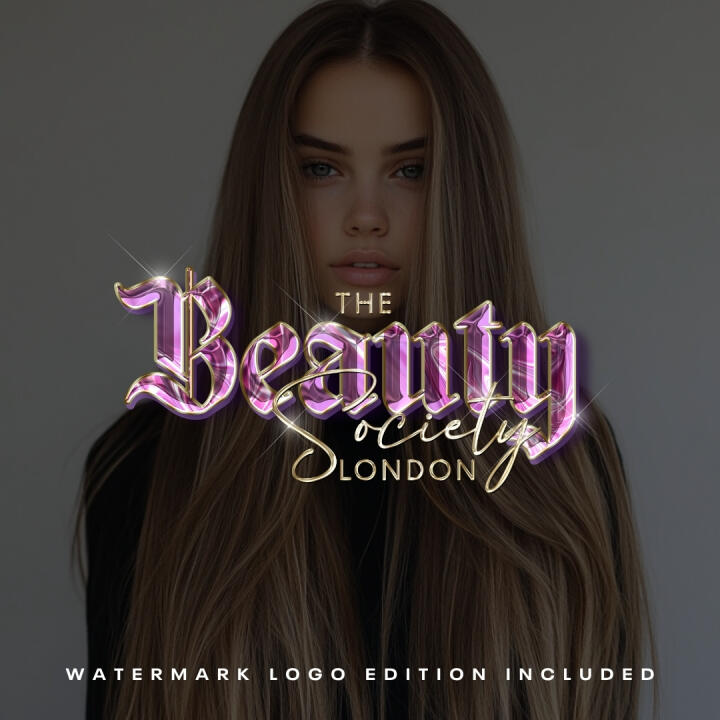 Purple Gloss | Premade Logo | Your Name Added | FREE Watermark | Ready in 3 Days - 3