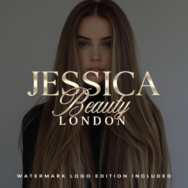 Blue Gold Cloud | Premade Logo | Your Name Added | FREE Watermark | Ready in 3 Days - 3